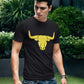 Bull Face Men's Cotton T-Shirt