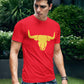 Bull Face Men's Cotton T-Shirt