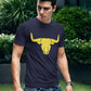 Bull Face Men's Cotton T-Shirt