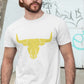 Bull Face Men's Cotton T-Shirt