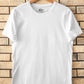 Men's Plain White Cotton T-Shirt