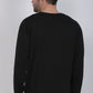 Men's Black Full Sleeve Cotton T-Shirts