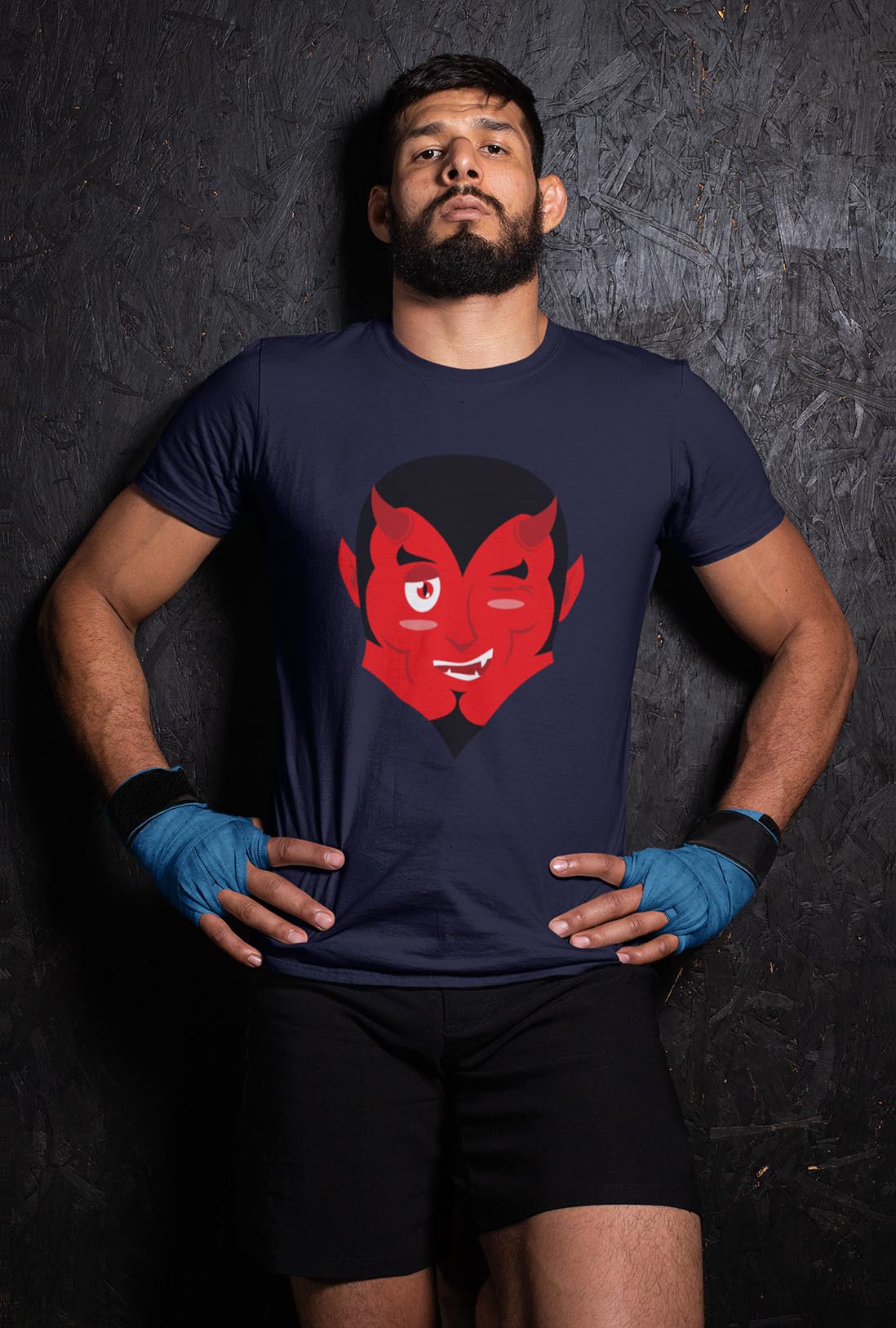 Hellboy Design Men's Cotton T-Shirt