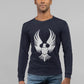 Flying Eagle Men's Full Sleeve Cotton T-Shirt
