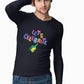 Let's Celebrate Men's Full Sleeve Cotton T-Shirt
