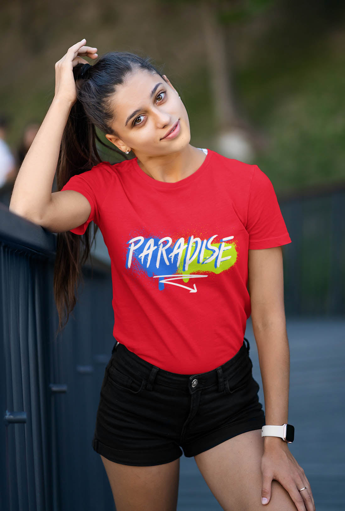 Paradise Women's Cotton T-Shirt