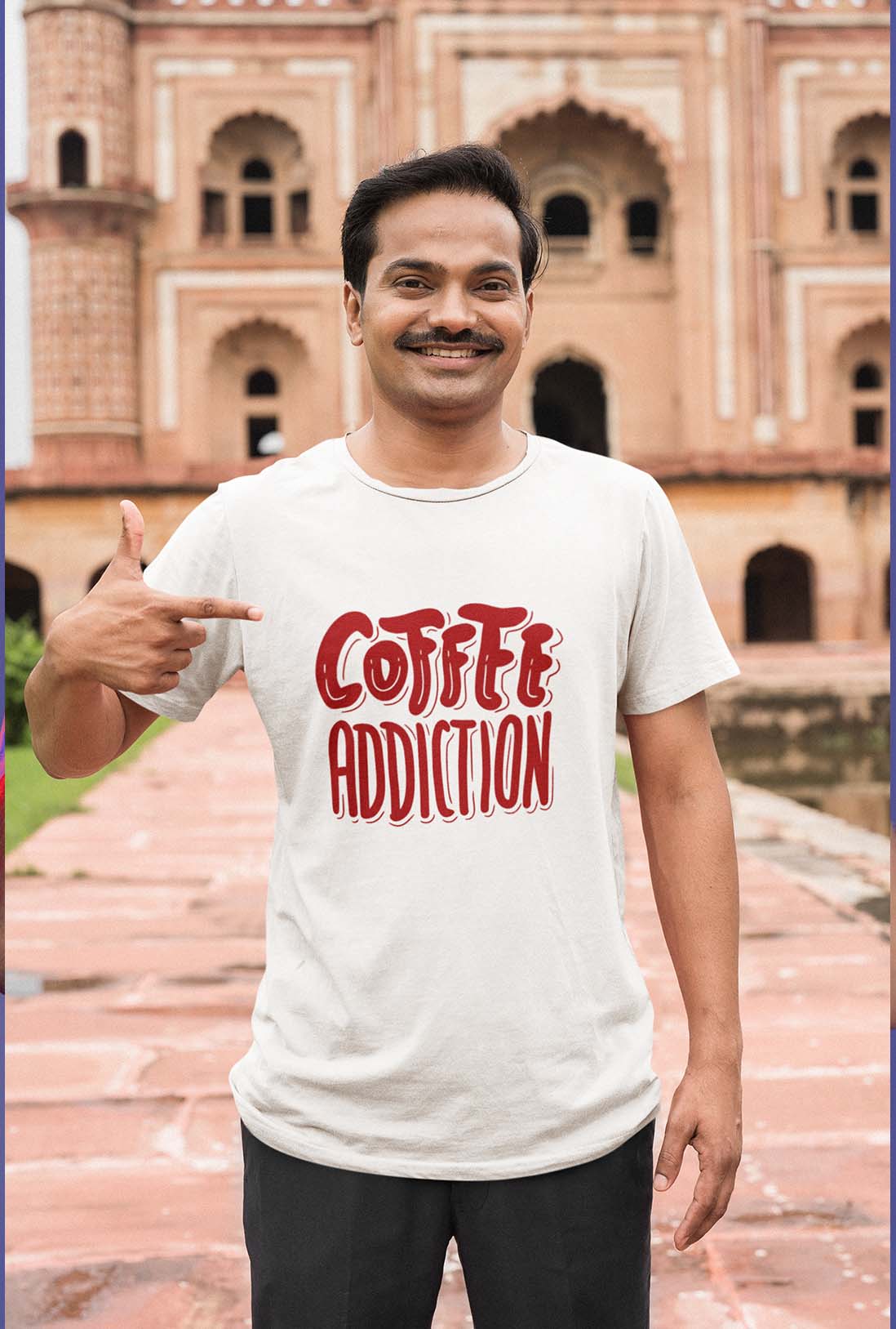 Coffee Addiction Men's Cotton T-Shirt