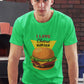 I Love Cheese Burger Men's Cotton T-Shirt