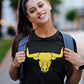Bull Face Women's Cotton T-Shirt