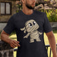 Mummy Cartoon Men's Cotton T-Shirt