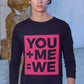 You Plus Me Men's Full Sleeve Cotton T-Shirt
