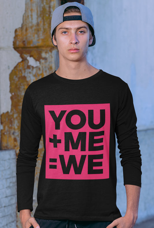 You Plus Me Men's Full Sleeve Cotton T-Shirt