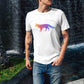 Colorful Fox Men's Cotton T-Shirt