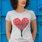 Tree Of Hearts Women's Cotton T-Shirt