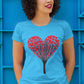 Tree Of Hearts Women's Cotton T-Shirt