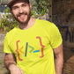 Curly Brackets Men's Cotton T-Shirt
