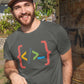 Curly Brackets Men's Cotton T-Shirt